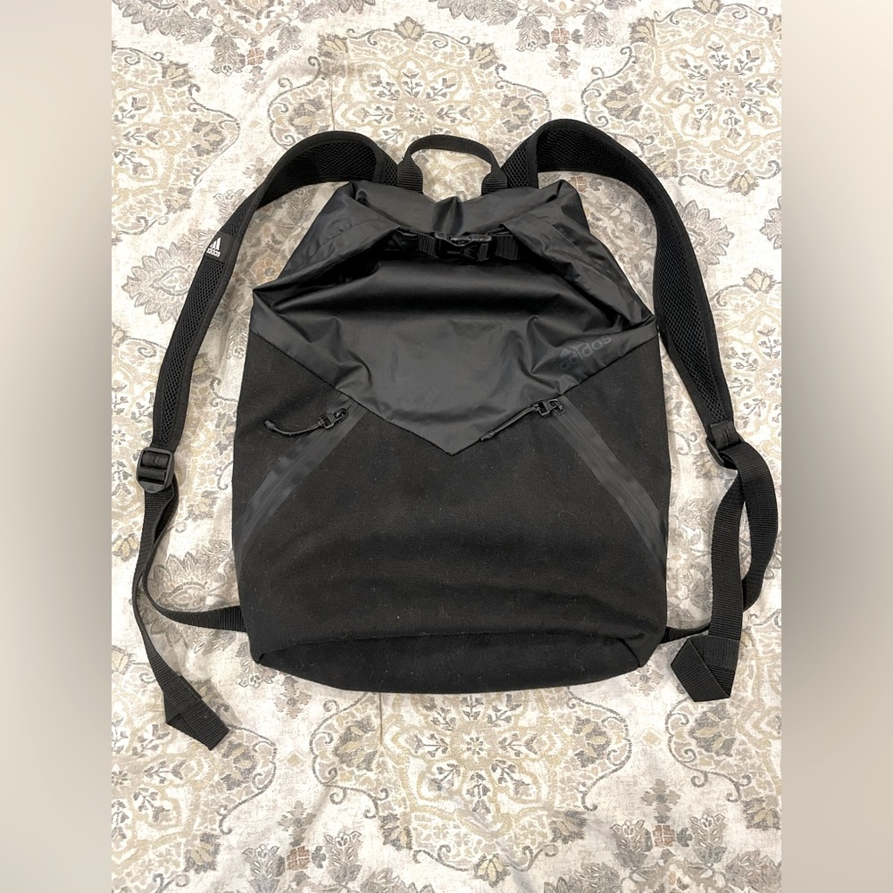Adidas roll top book bag/backpack